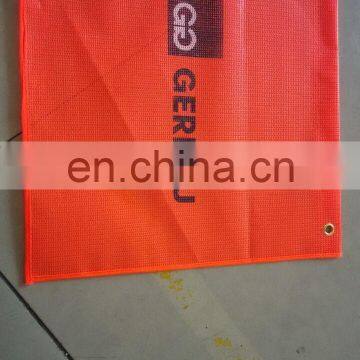 18''x18''Viny mesh safety flag orange ,with grommets from Wenzhou Fly