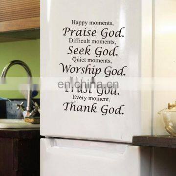 Funny God Wall Stickers Wedding Favors Home Decoration