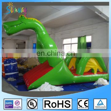 Giant Airtight Dragon Inflatable Floating Water Slide