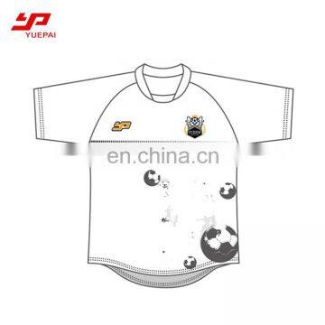 Pro team short sleeve quick dry comfortable custom sublimation wholesale soccer shirt