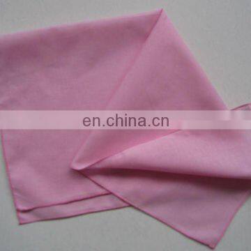 2012 hot seller Solid Pink Plain Dyed Cotton Bandana