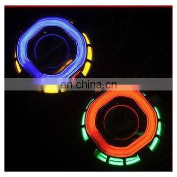 Hid Projector Square Lens With Ccfl Double Angel Eyes