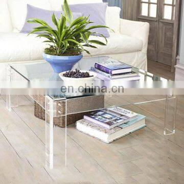 clear square pmma plexiglass acrylic dinner table