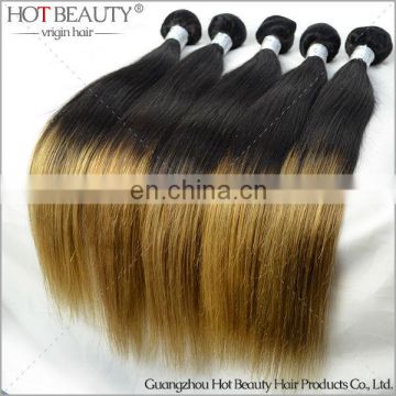 New Arrives Two tone color 6A Brazilian ombre hair extension