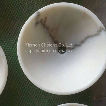 Guangxi White Marble Sinks, China White Marble Basins