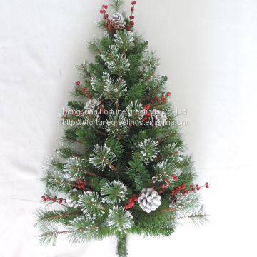 Artificial christmas half tree