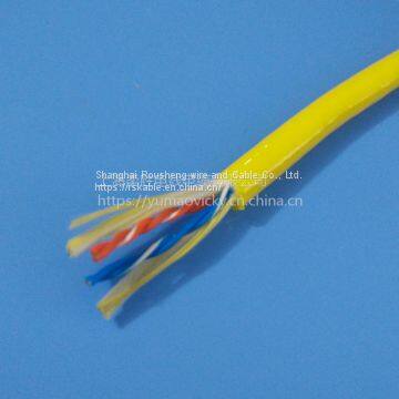 1000v Rov Wire Cable Oil-resistant Yellow / Blue Sheath 