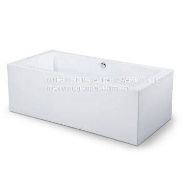 Freestanding apron bathtub 701