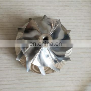 GT3888VA 725326-0002 63.40/88.25mm 6+6 blades high performance Aluminum 2618/milling/Billet compressor wheel for Chevy 6.6L