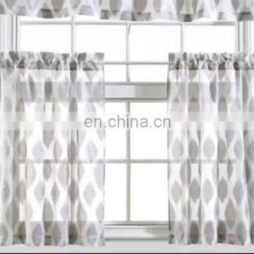 Hot Sell Kitchen Fashion Jacquard Voile Curtain Products