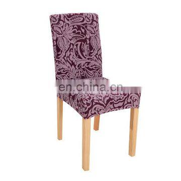 High Quality Floral Printed Polyester And Spandex High Stretch Elastic Chair Covers For Dinning Room photo-2