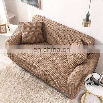 Wholesale New Design Household Decoration Protect Elastic Counch Cover Stretch Seersucker Material Universal Sofa Cover photo-4