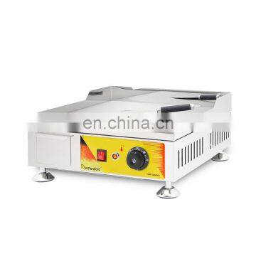 outdoor commercial pancake electric teppanyaki griddle pan machine