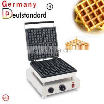 mini belgian  industrial waffle maker mini square waffle maker for bakery with ce