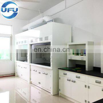 Laboratory Furniture  PP  Chemical  Fume Hood With PP  Worktop