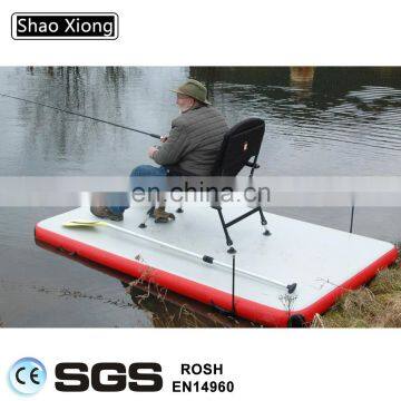 Fishing Magic Carpet Buoy Enhanced Water Floating Pontoon Swim Inflatable Fishing Floating Dock Platform photo-2