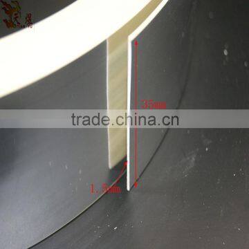 Chrome Silver Reflective White Furniture Plastic Pvc Edge Banding Pvc Edge Trim 35*1.5