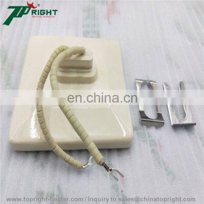 High Quality Products Infrared Ceramic Heating Element in 122*122 With Mounting Clip photo-2