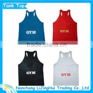 Manufacture tank top:men tank top/gym tank top/screen printing tank top