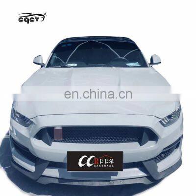 Best fitment G.T350 style bumper hood body kit for ford mustang