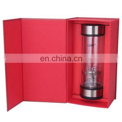 Gift Double Wall Borosilicate Glass Drinking Cup Water Bottle With 304 Stainless Steel Tea Filter photo-2