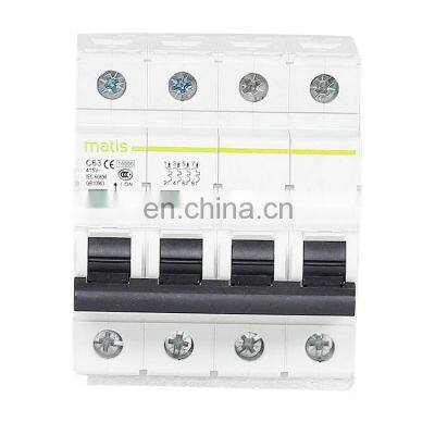 Professional Intelligent Durable Dependable Performance Mini Matis MM50H-4P 380V 50/60hz Circuit Breaker Machine photo-2