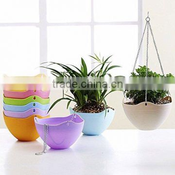 Hanging Flower Plant Pot Chain Basket Planter Holder