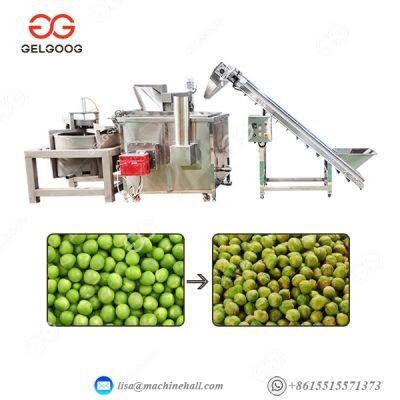 Fritadeira de ervilhas verdes modelo de aquecimento elétrico em aço inoxidável. Máquina de fritar feijões - largos. Linha de produção de ervilhas verdes fritas photo-5