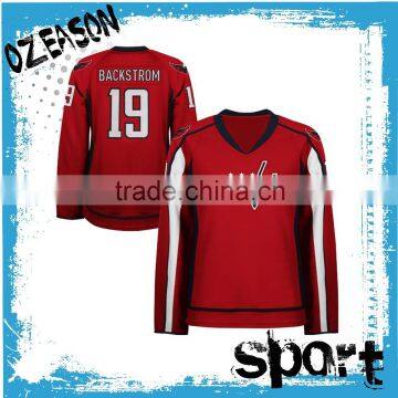 China Imported Ice Hockey Shirts Custom Design photo-3