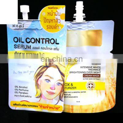 Reusable Doypack Plastic Stand up Spout Pouch Liquid Drink Water in Plastic Double Ziplock Bag photo-3