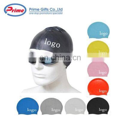 Custom Printed 100% Silicone Waterproof Swim Cap photo-3