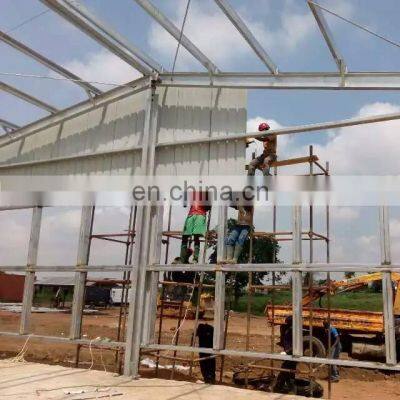 Qingdao free range steel frame poultry farm construction chicken house shed