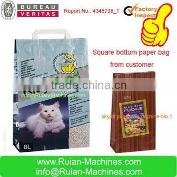 Paper Shopping Bag Making Machine With Flat Type Handles Inline photo-6