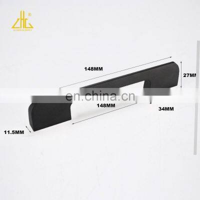 ZHONGLIAN Manufacturer 148MM Modern Wardrobe Door Handle Black