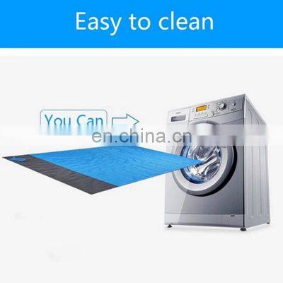Oversize Beach Blanket Pocket Picnic Mat Portable Sand Free Beach Mat Waterproof Camping Mat photo-5