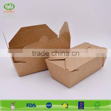 Paper food box packaging take away hot food