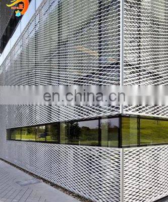 Direct Sale Expanded Metal Mesh Galvanized Steel Decorative Fence Panel