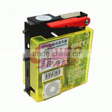 China manufacture latest excavator game machine coin acceptor