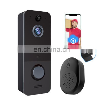 2022 Home Security Smart Wifi Video Doorbell Camera Two Way Audio Intercom 720P HD Wireless U8 Video Doorbell with Chime