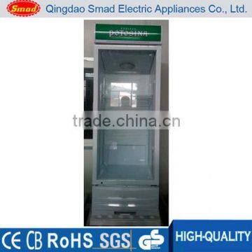 280L Commercial Glass Door Soft Drink Refrigerator Showcase Refrigerator photo-4