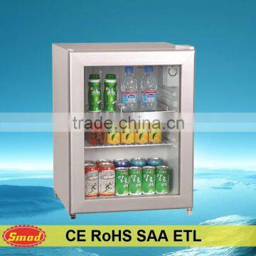 21L- 130L glass door display cooler with CE RoHS ETL