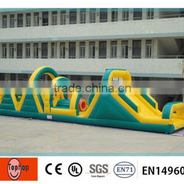 2016 Tophop New Arrival Adult Inflatable Obstacle Course for Sale