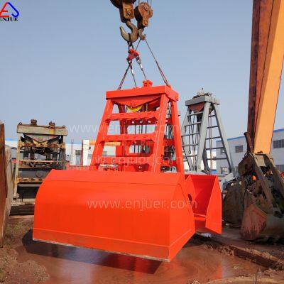 Enjue Smag Hydraulic Radio Remote Control Clamshell Marine Deck Grab for  Bulk Cargo Grab Manufacture in China