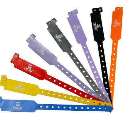 Brazaletes personalizados para pacientes hospitalarios, brazaletes RFID desechables, brazaletes de plástico NFC para eventos de entretenimiento