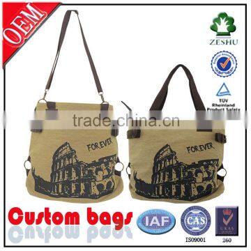 cheap cute cotton canvas tote bag jute shopping bag handbag