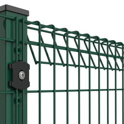 Factory Direct Roll de malla de alambre soldado de hierro galvanizado con recubrimiento de polvo de 6 pies, Panel de valla BRC superior