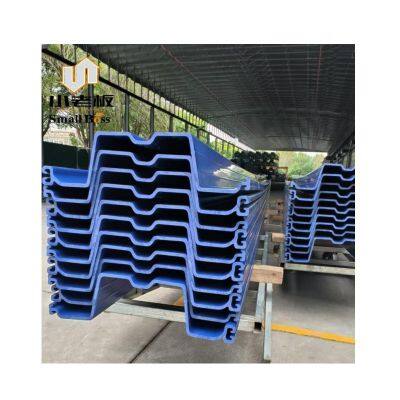 SU718*180*10  pvc sheet pile for flood protection water control system road constructiion