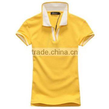 The New 2015 Summer Wear Women's Cotton and Colorful Candy Color Collar Short Sleeve Polo Shirt photo-3