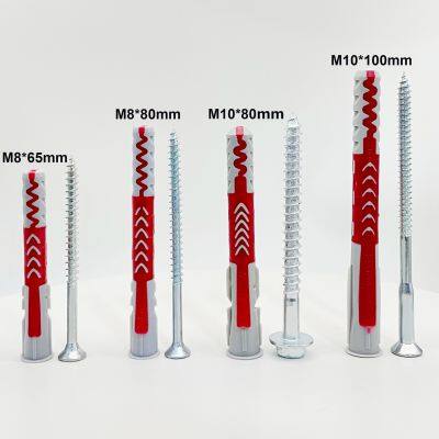 Nylon Expansion Screw Tube Expansion Anchor Bolt Expansion Nail Screw