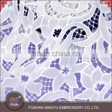 New special design best price fashion water soluble lace fabric for curtain/bridal                        
                                                                                Supplier's Choice